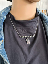 Load image into Gallery viewer, Poker Face Bar Necklace