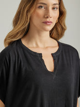 Load image into Gallery viewer, Wrangler Women's Essential Short Sleeve Rib Knit Shirt