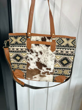 Load image into Gallery viewer, Bison Ridge Hair-on Hide Tote Bag