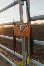 Load image into Gallery viewer, Lainey Crossbody Quilted Leather Purse - Tan