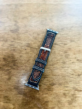 Load image into Gallery viewer, Tyler Springs Hand-tooled Leather Watchband