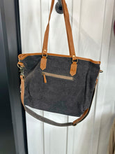 Load image into Gallery viewer, Bison Ridge Hair-on Hide Tote Bag