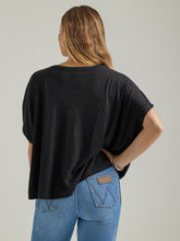 Load image into Gallery viewer, Wrangler Women's Essential Short Sleeve Rib Knit Shirt
