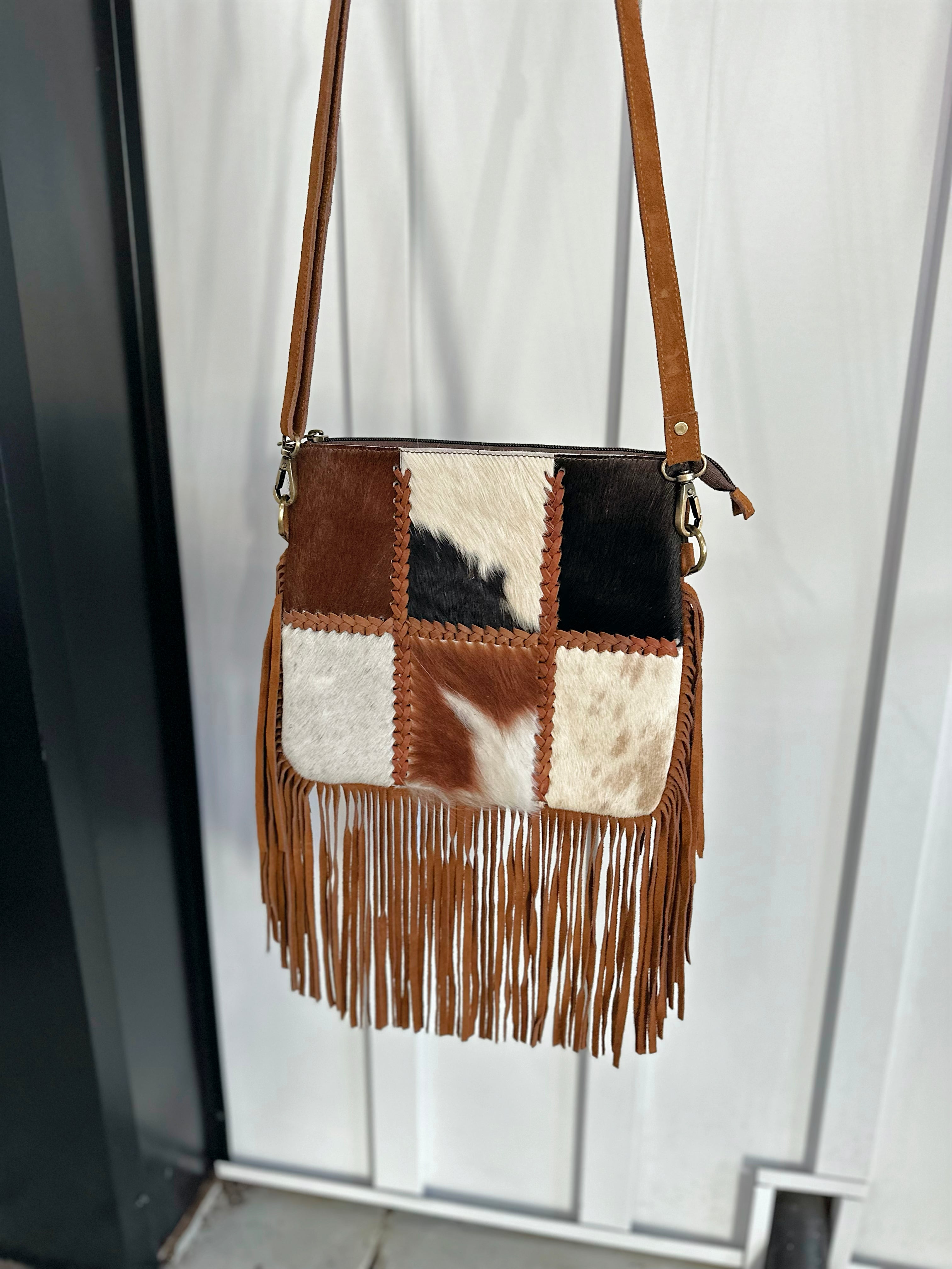 Cowhide purse outlet