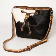 Load image into Gallery viewer, Bucket Hair-On Genuine Western Leather Bag