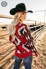 Load image into Gallery viewer, Vintage Vaquera Knit Sweater Red