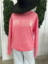 Load image into Gallery viewer, Yee Haw 3D Embroidered Ls Tee