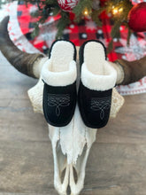 Load image into Gallery viewer, Dolly Bootstitch Slippers - Black