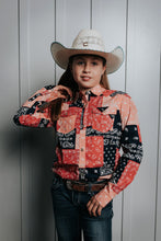 Load image into Gallery viewer, Girl's Wrangler Patchwork Western Snap Shirt
