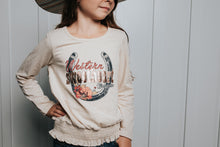 Load image into Gallery viewer, Girl's Wrangler Horseshoe Top