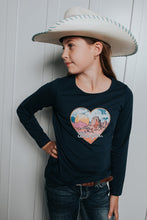 Load image into Gallery viewer, Girl's Long Sleeve Tulip Hem Top