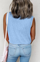 Load image into Gallery viewer, Mineral Wash Patched Pocket Tank Top (3 colour options)
