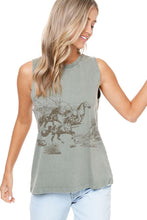 Load image into Gallery viewer, Desert Horses Vintage Washed Tank
