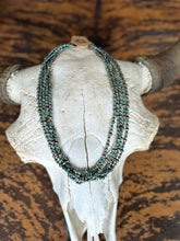 Load image into Gallery viewer, 5-strand Turquoise &amp; Copper Navajo Pearl necklace
