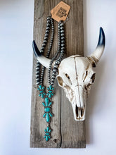 Load image into Gallery viewer, Squash Concho Navajo Necklace Western Pendant Necklace
