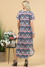 Load image into Gallery viewer, Aztec Print Maxi Dress
