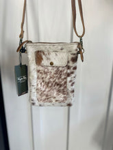 Load image into Gallery viewer, Brown Cowhide Small Crossbody
