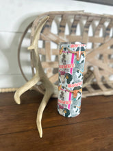 Load image into Gallery viewer, Girly Howdy Longhorn Western 20oz Skinny Tumbler
