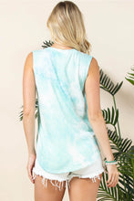 Load image into Gallery viewer, Western Buckle Graphic Tie Dye Tank Top
