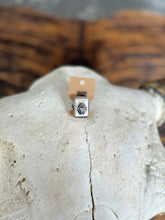 Load image into Gallery viewer, Rectangle Aztec Stone Stretch Ring
