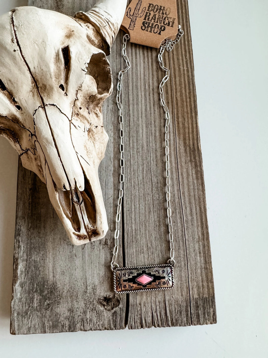 Western Aztec Pendant Necklace (2 Colours)