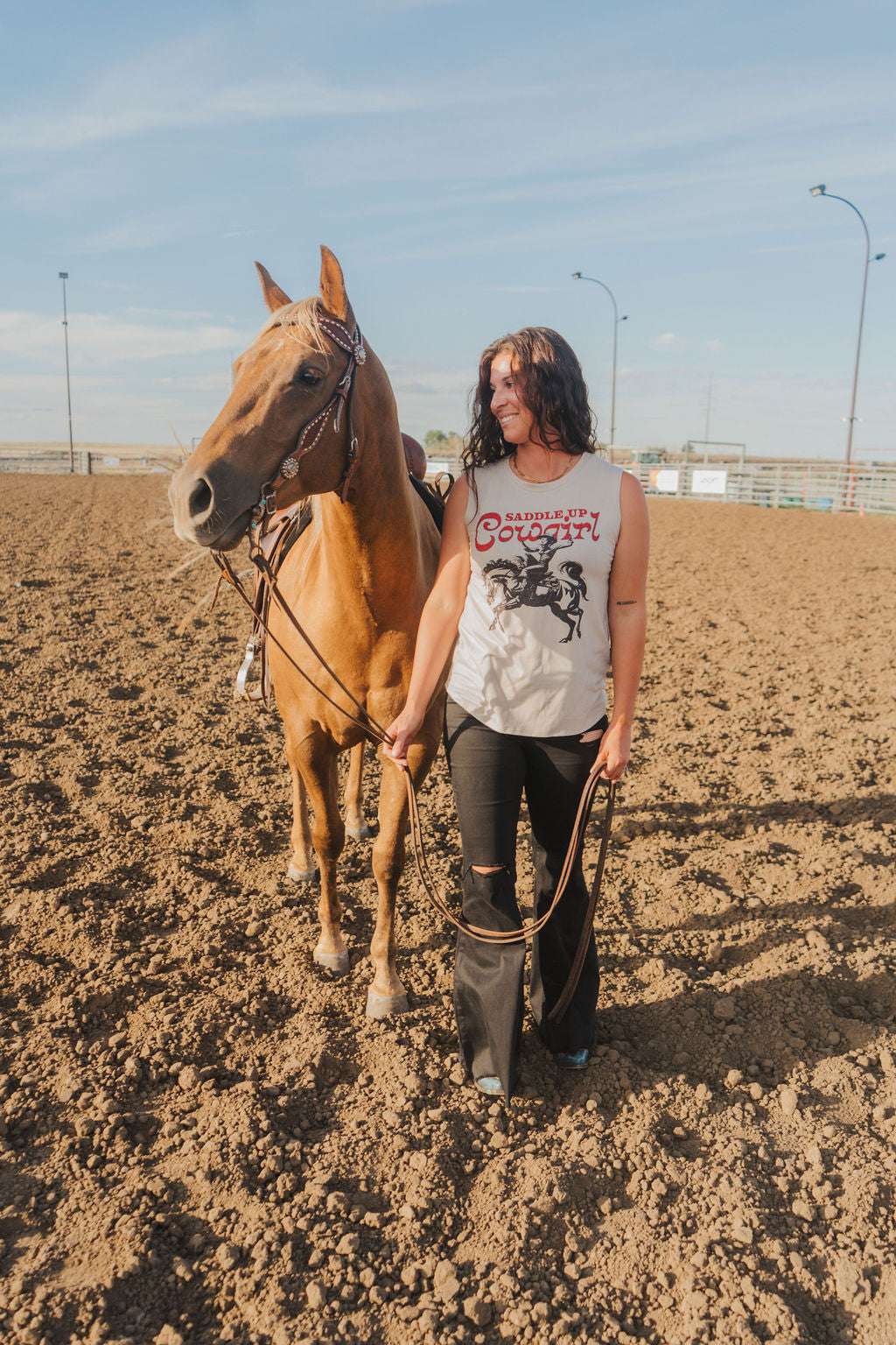 Saddle Up Cowgirl Tank Top