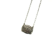 Load image into Gallery viewer, Western Belt Buckle Initial Necklace (A-V)
