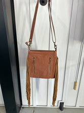 Load image into Gallery viewer, Leather Western Fringe Bag - Crossbody
