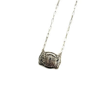 Load image into Gallery viewer, Western Belt Buckle Initial Necklace (A-V)

