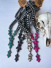 Load image into Gallery viewer, Squash Concho Navajo Necklace Western Pendant Necklace
