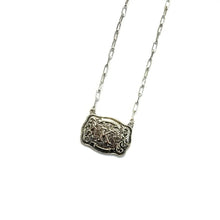 Load image into Gallery viewer, Western Belt Buckle Initial Necklace (A-V)
