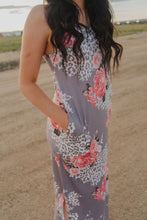 Load image into Gallery viewer, Floral Print Maxi Tank Dress
