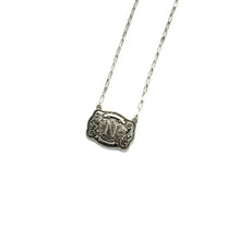 Load image into Gallery viewer, Western Belt Buckle Initial Necklace (A-V)
