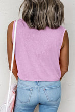 Load image into Gallery viewer, Mineral Wash Patched Pocket Tank Top (3 colour options)
