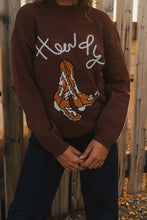 Load image into Gallery viewer, The Howdy Boot Mock Neck Sweater
