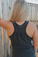 Load image into Gallery viewer, Flowy Tank Top with Silver Crystals Stretch
