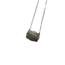 Load image into Gallery viewer, Western Belt Buckle Initial Necklace (A-V)
