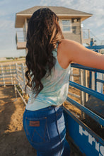 Load image into Gallery viewer, Western Buckle Graphic Tie Dye Tank Top
