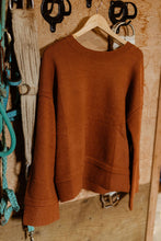 Load image into Gallery viewer, Cowboy Flare Sleeve Knit Sweater
