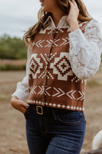 Load image into Gallery viewer, Western Print Viscose Sweater Vest
