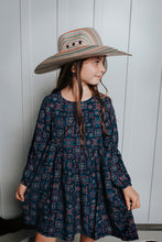 Load image into Gallery viewer, Girl&#39;s Long Sleeve Western Yoke Dress
