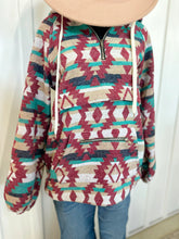 Load image into Gallery viewer, Aztec Pullover with Hoodie
