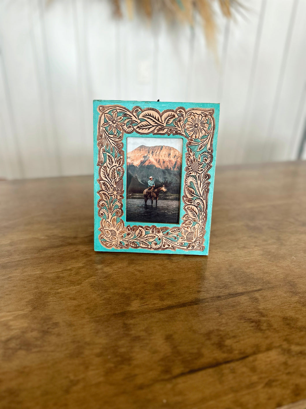 Time of Traditions Hand-tooled Photo Frame