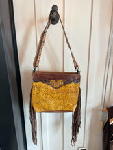 Load image into Gallery viewer, &quot;Drops of sun Hand-Tooled Bag&quot;

