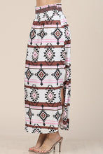 Load image into Gallery viewer, Aztec Print Smock Waist Woven Skirt

