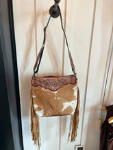 Load image into Gallery viewer, Artesia Way Fringed Hand-Tooled Bag
