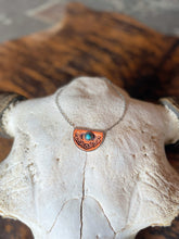 Load image into Gallery viewer, The Tooled Half Moon Necklace
