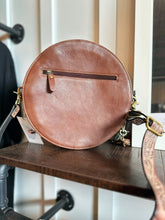 Load image into Gallery viewer, Classic Country Hand-Tooled Round Bag
