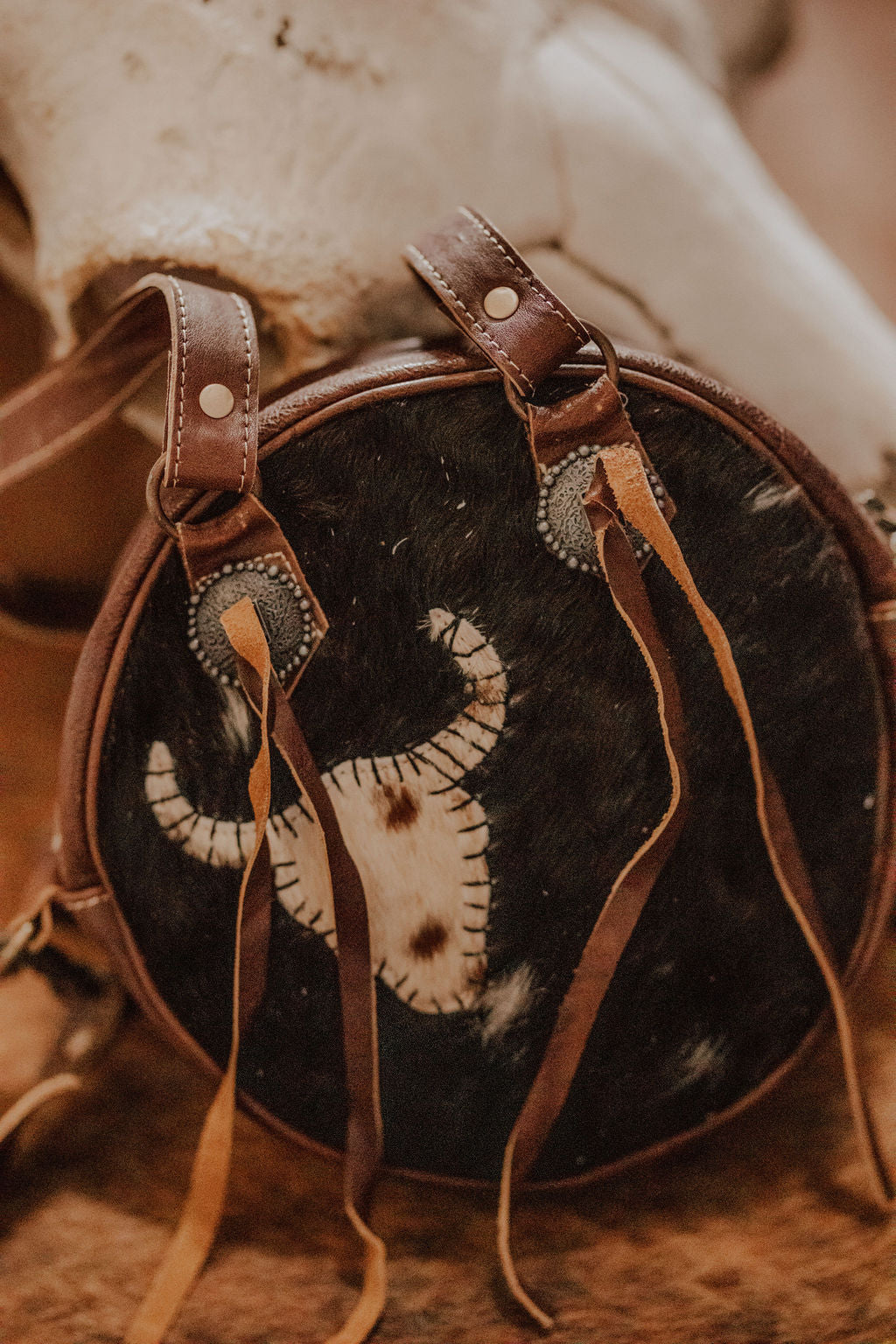 The Cowhide Canteen Bag
