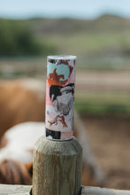 Load image into Gallery viewer, Pink Cowgirl Cactus Western Collage Tumbler
